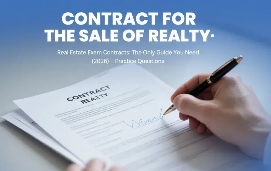 Real Estate Exam Contracts: The Only Guide You Need (2026) + Practice Questions