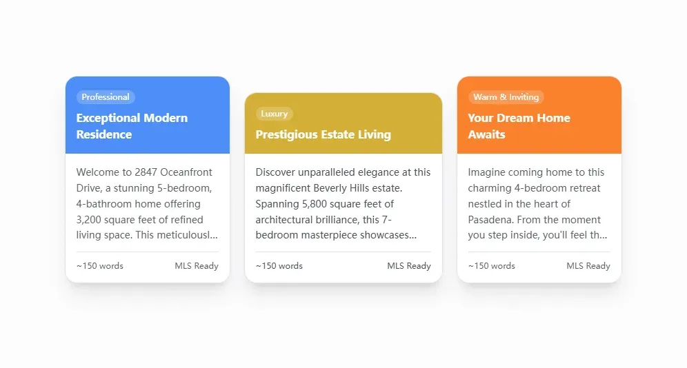Listing Description Generator — Free 2026 Guide for U.S. Agents: Workflow, Examples & Tips