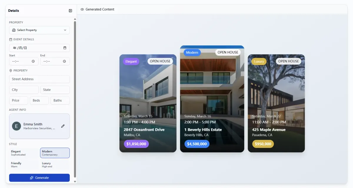 Open House Announcement — Free 2026 Guide: Quick Start + Real-World Examples for U.S. Agents