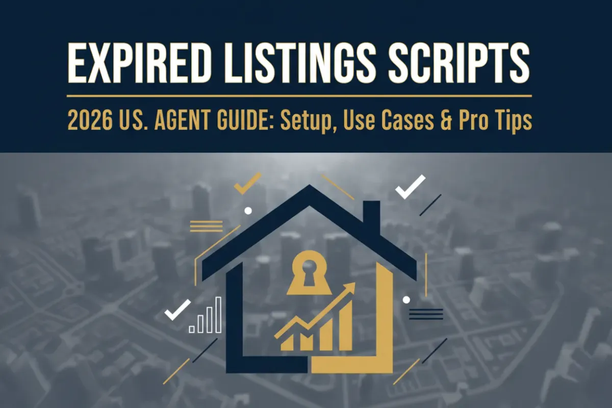 Expired Listing Scripts — 2026 U.S. Agent Guide: Setup, Use Cases & Pro Tips
