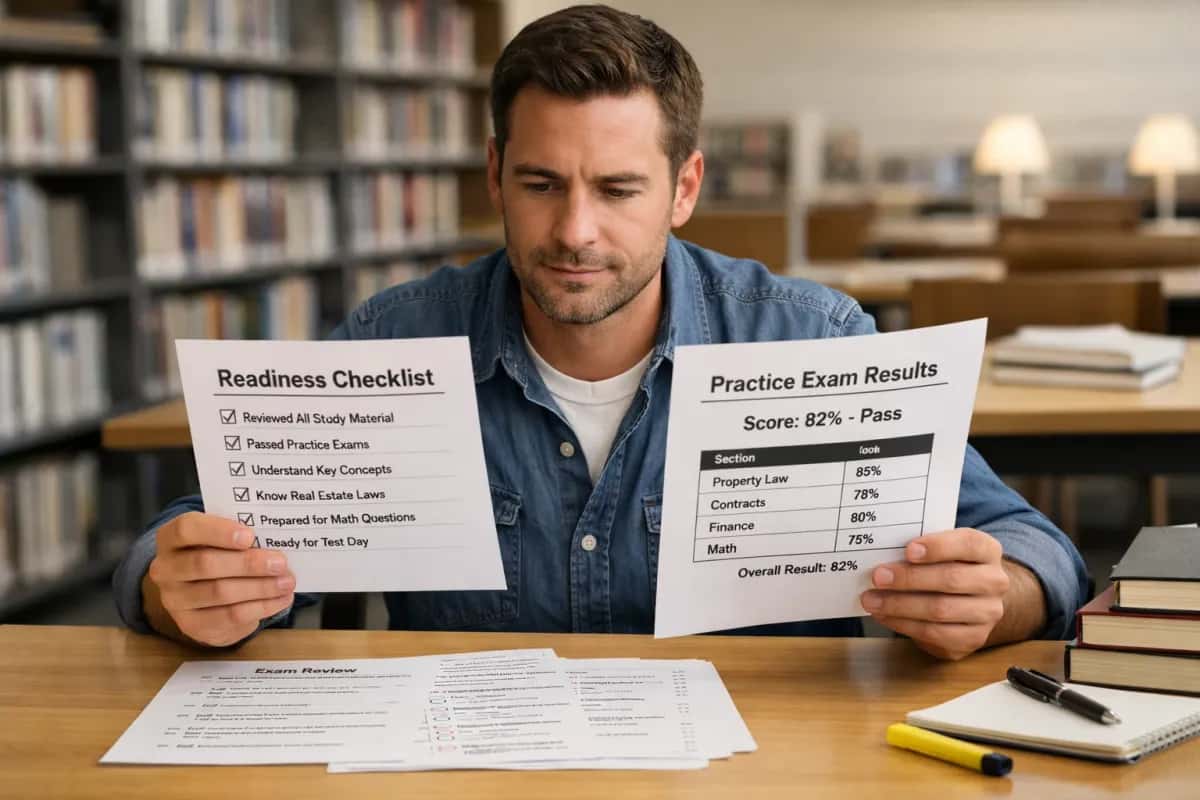 What Real Estate Exam Readiness Looks Like Before You Book the Test Date