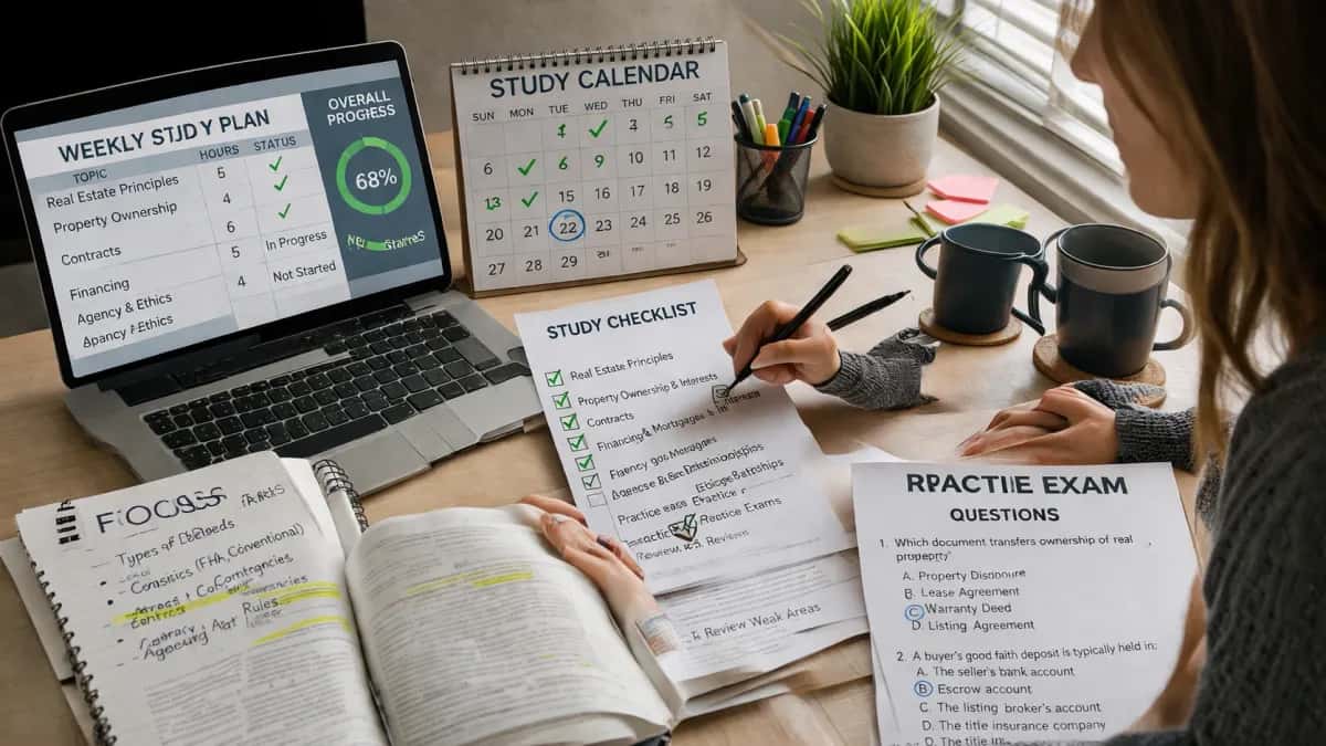Real Estate Exam Prep for Beginners Who Feel Overwhelmed by the Material