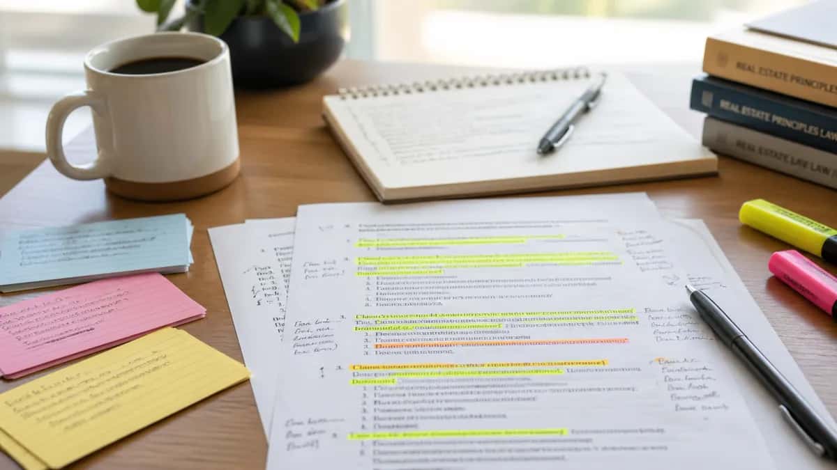 How to Study Real Estate Contract Questions Without Rereading the Same Notes Again