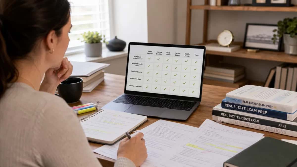 How to Pick the Best Real Estate Exam Prep Option if Free Resources Feel Too Scattered