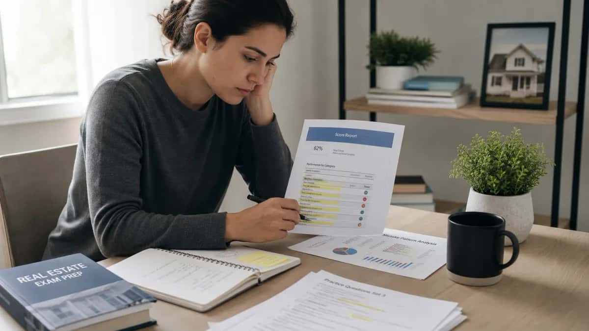 Why Real Estate Exam Scores Stall When You Only Revisit Comfortable Topics