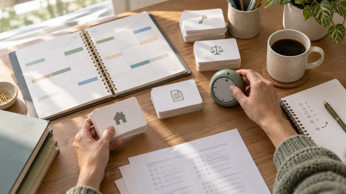 How to Build a Real Estate Exam Review Week That Balances Recall, Timing, and Error Correction