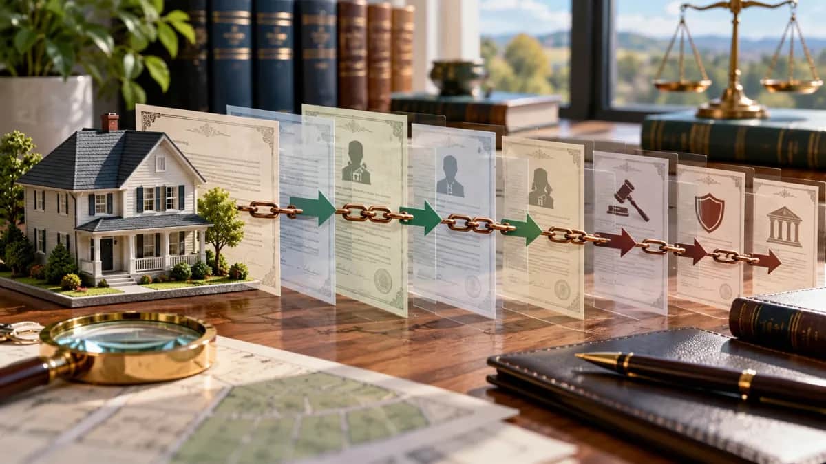 How to Study Real Estate Title Questions by Tracking Ownership and Claims