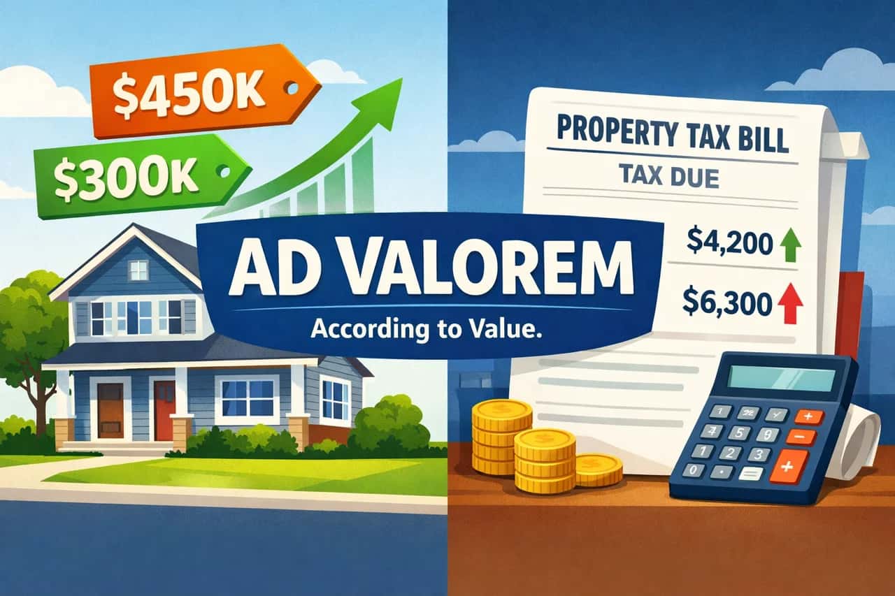 Why Your Property Tax Moves With Your Home's Price: Ad Valorem Explained