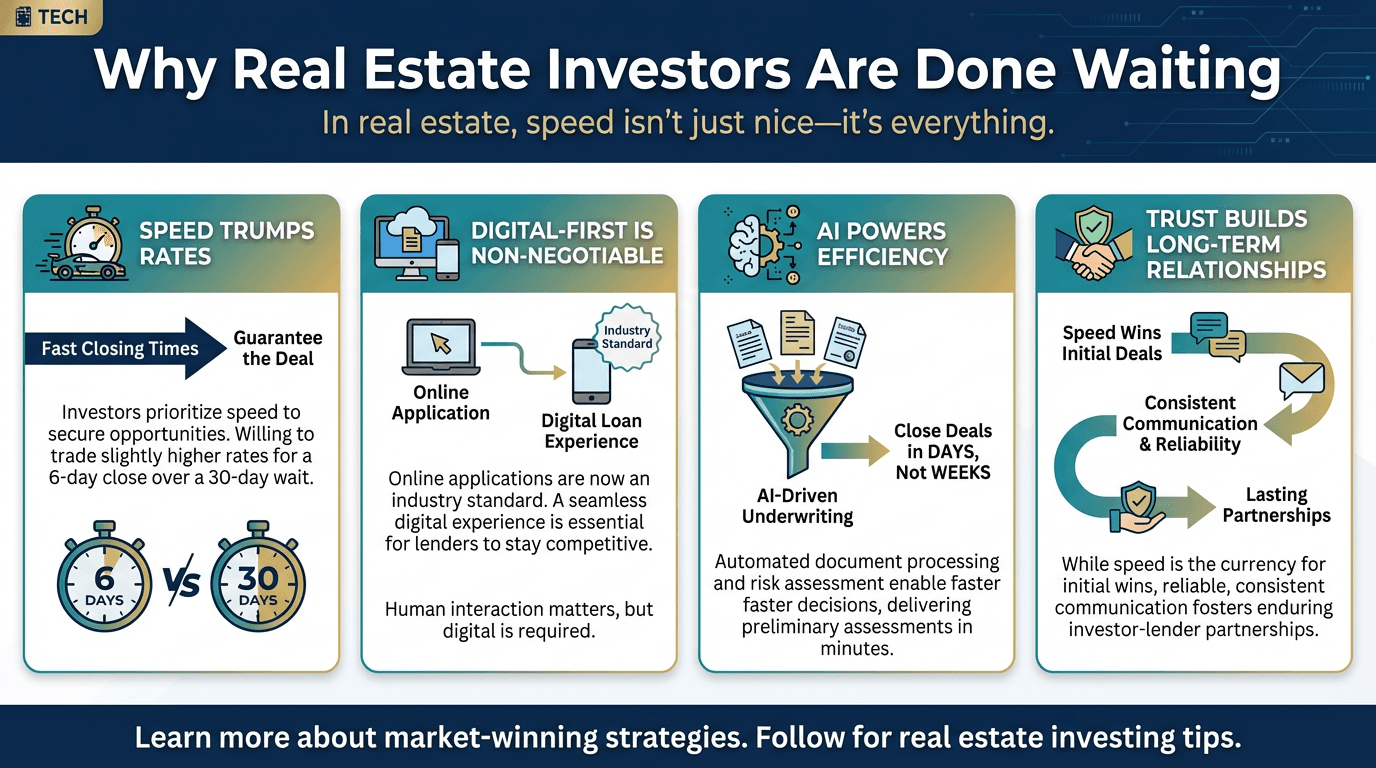 Why real estate investors are done waiting - Free real estate infographic