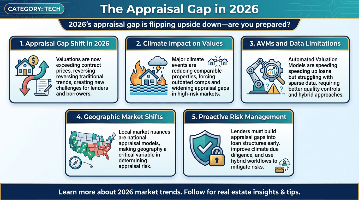 The appraisal gap in 2026 - Free real estate infographic