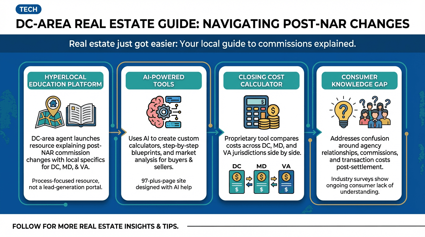 DC-area agent launches hyperlocal site to explain post-NAR commission changes - Free real estate infographic