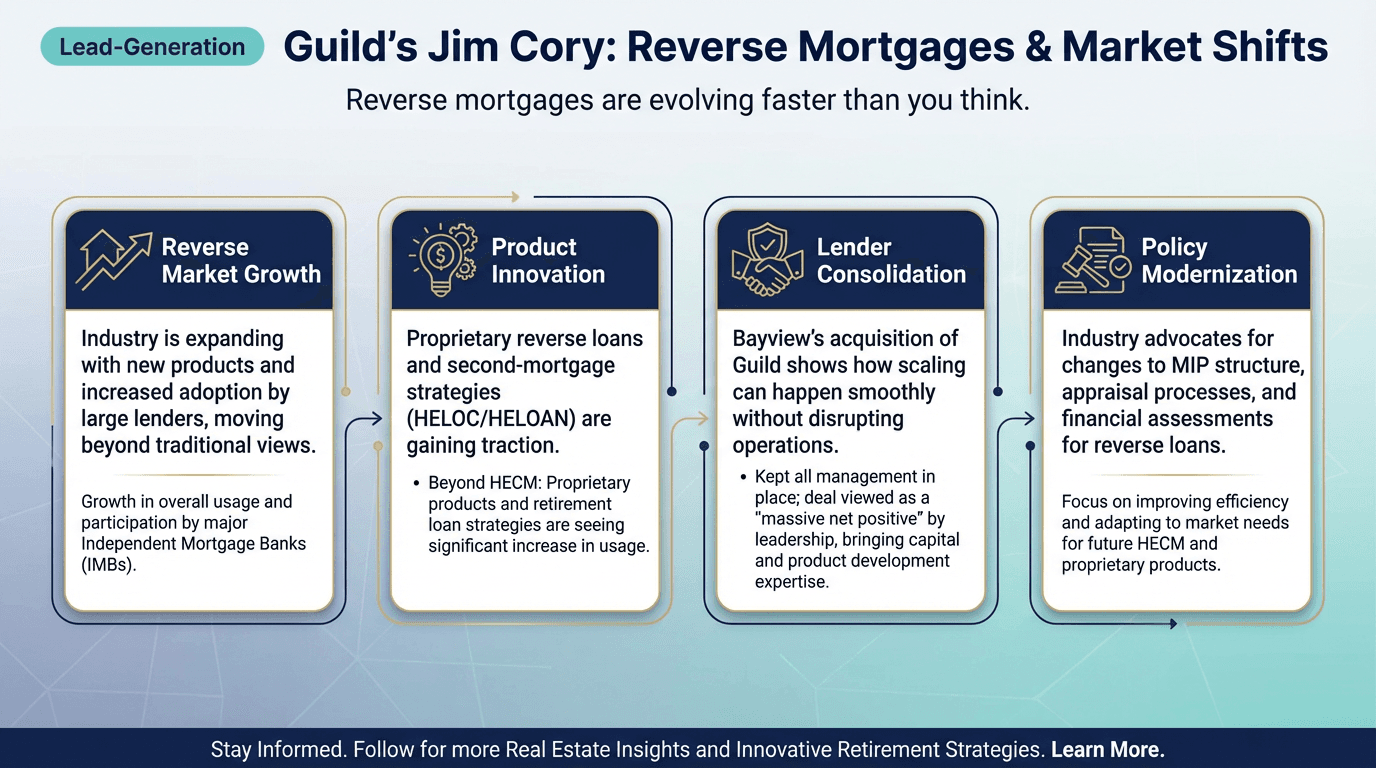 Guild’s Jim Cory on Bayview deal and reverse mortgage trends - Free real estate infographic