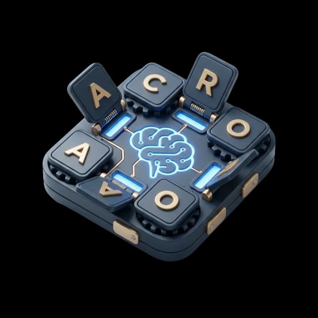 Acronyms card cover