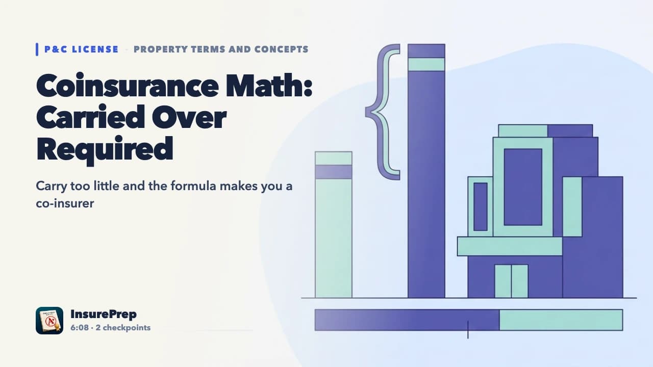 Coinsurance Math: Carried Over Required