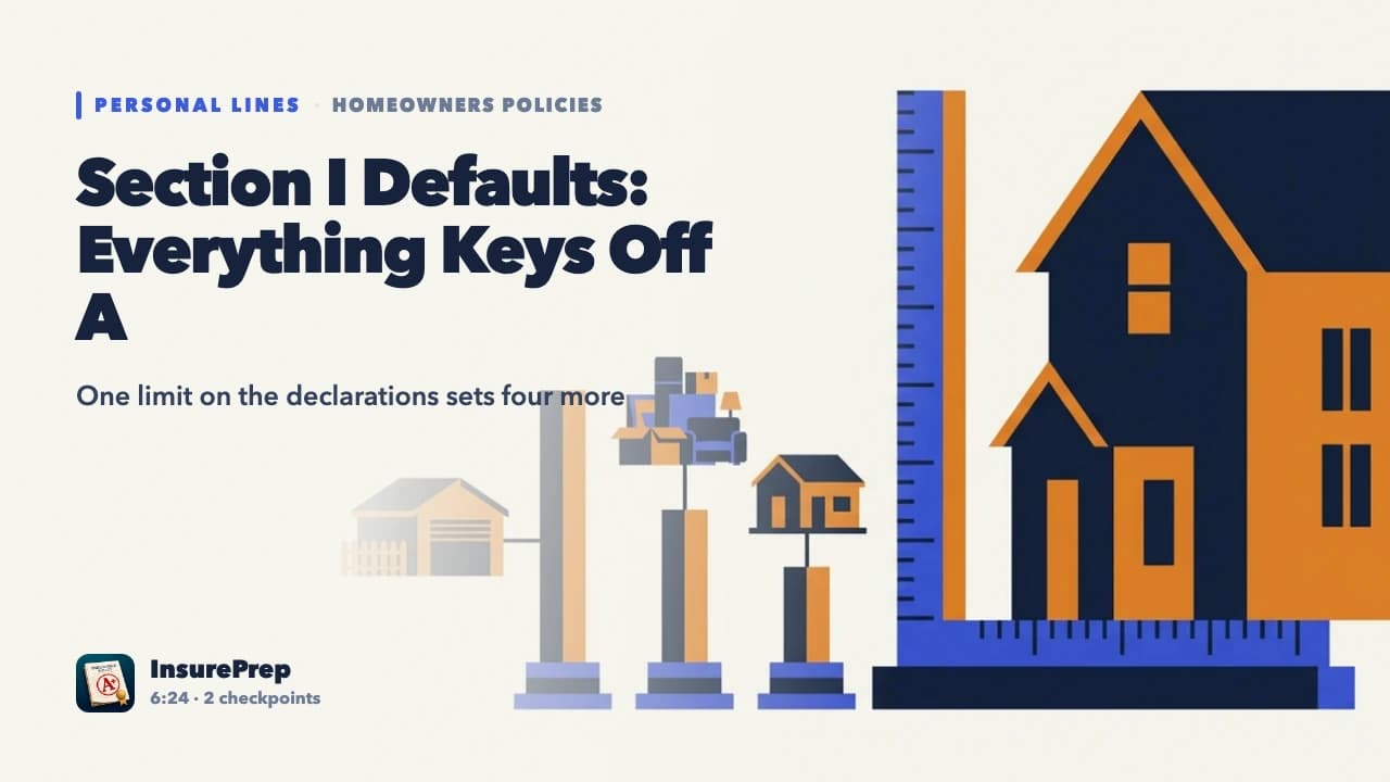Section I Defaults: Everything Keys Off A