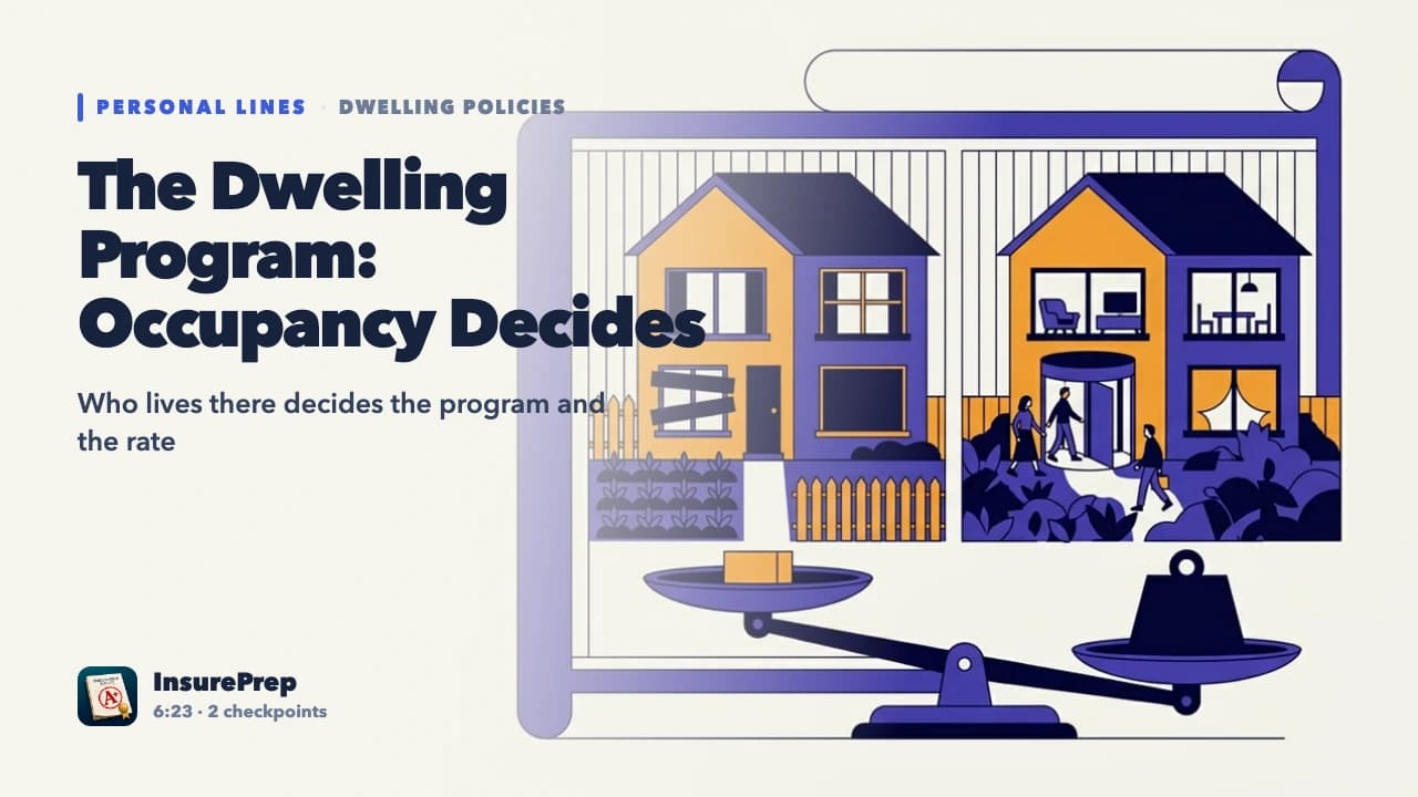 The Dwelling Program: Occupancy Decides