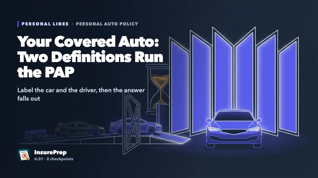 Your Covered Auto: Two Definitions Run the PAP