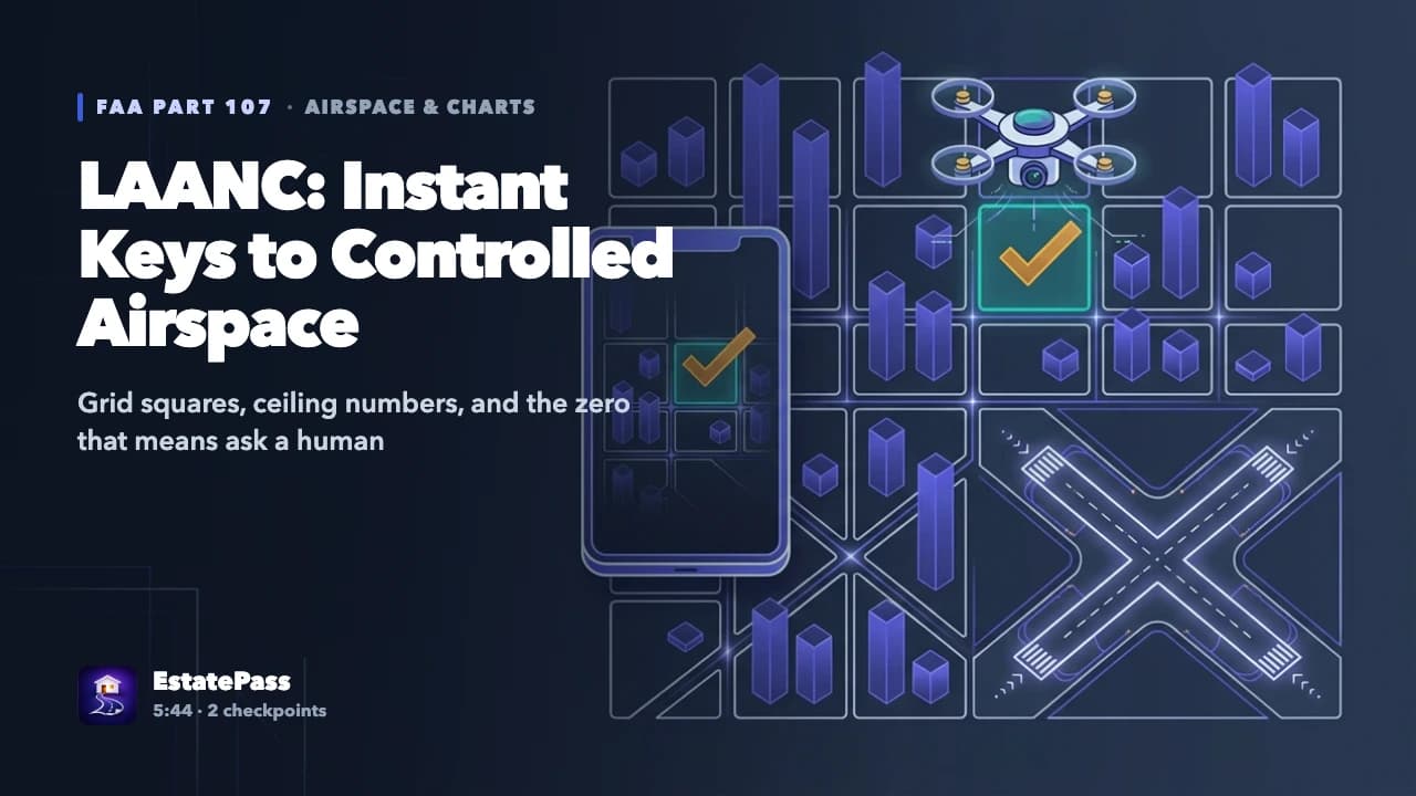 LAANC & Airspace Authorization — video lesson