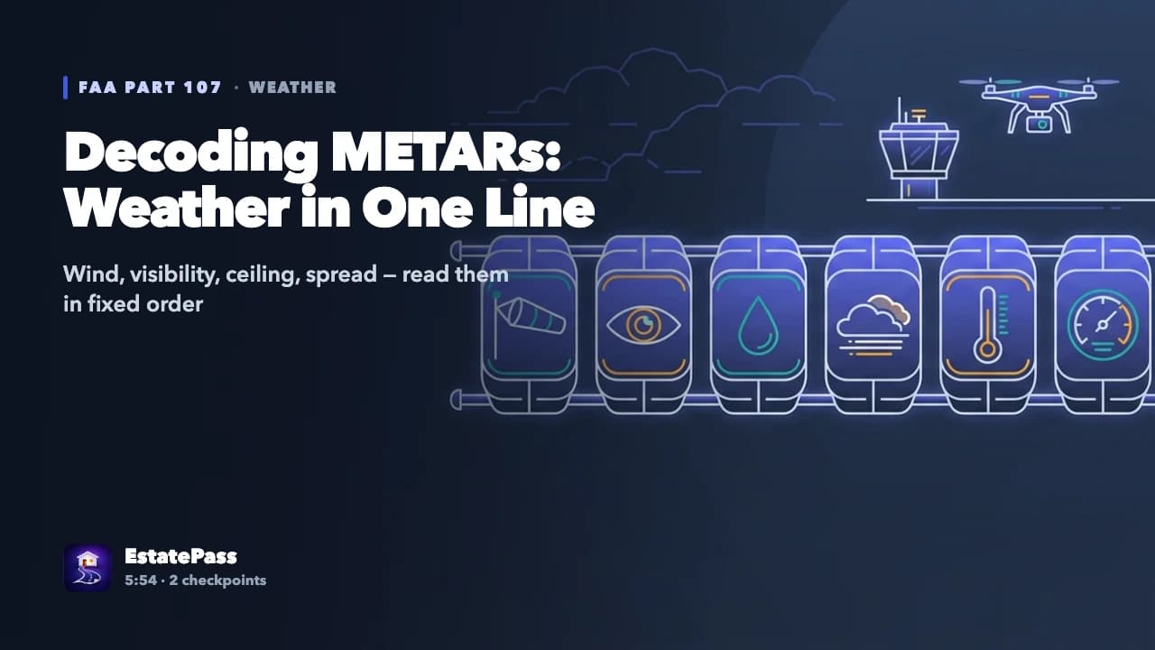 Decoding METARs — video lesson