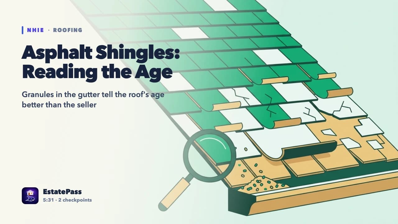 Asphalt Shingles: Install & Aging — video lesson