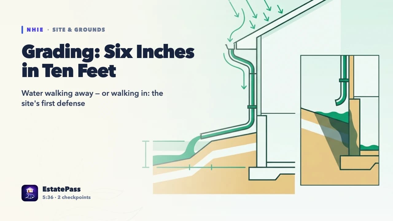 Grading & Surface Drainage — video lesson