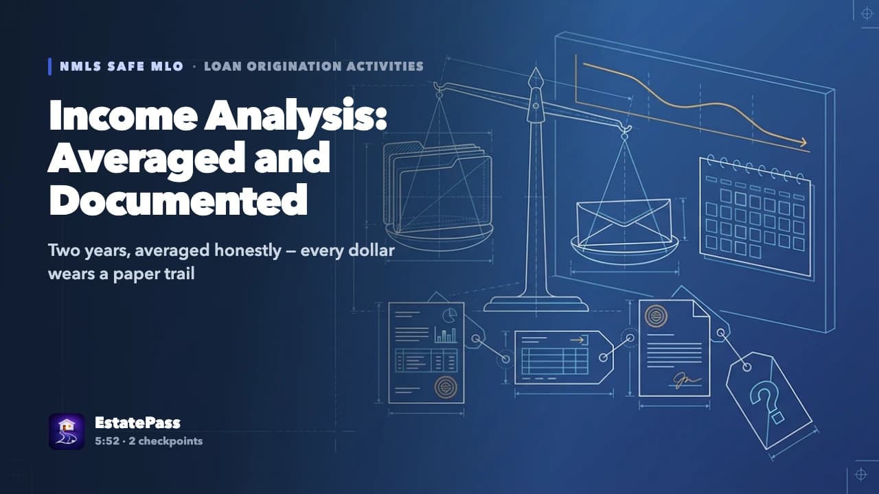Income & Asset Analysis — video lesson