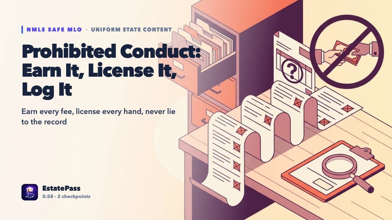 Prohibited Conduct & Records — video lesson