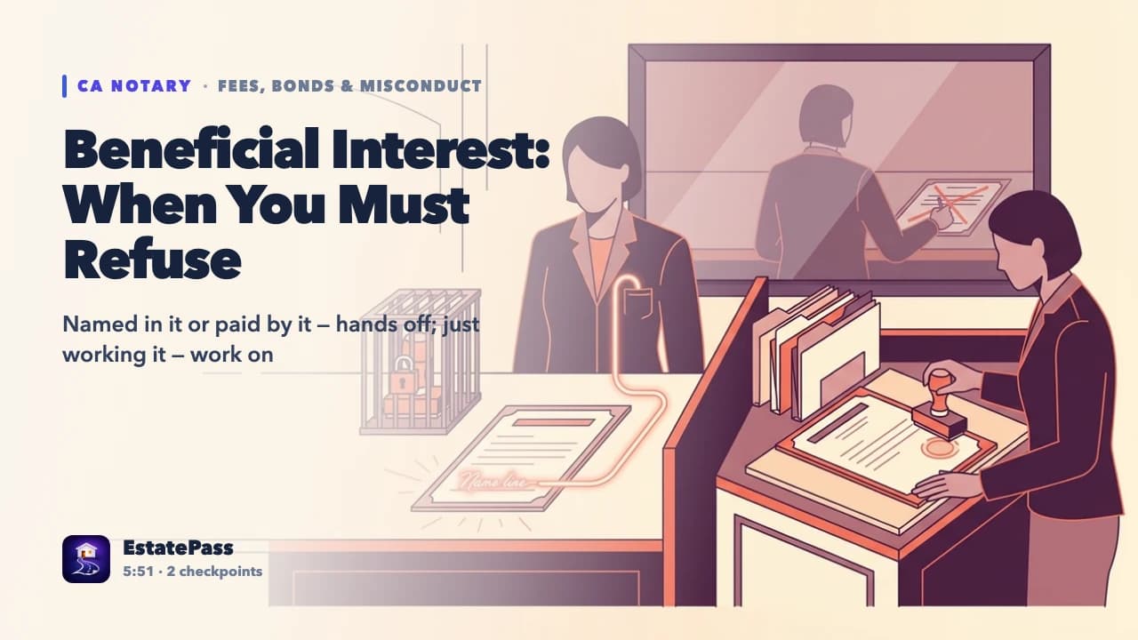 Beneficial Interest & Refusal — video lesson