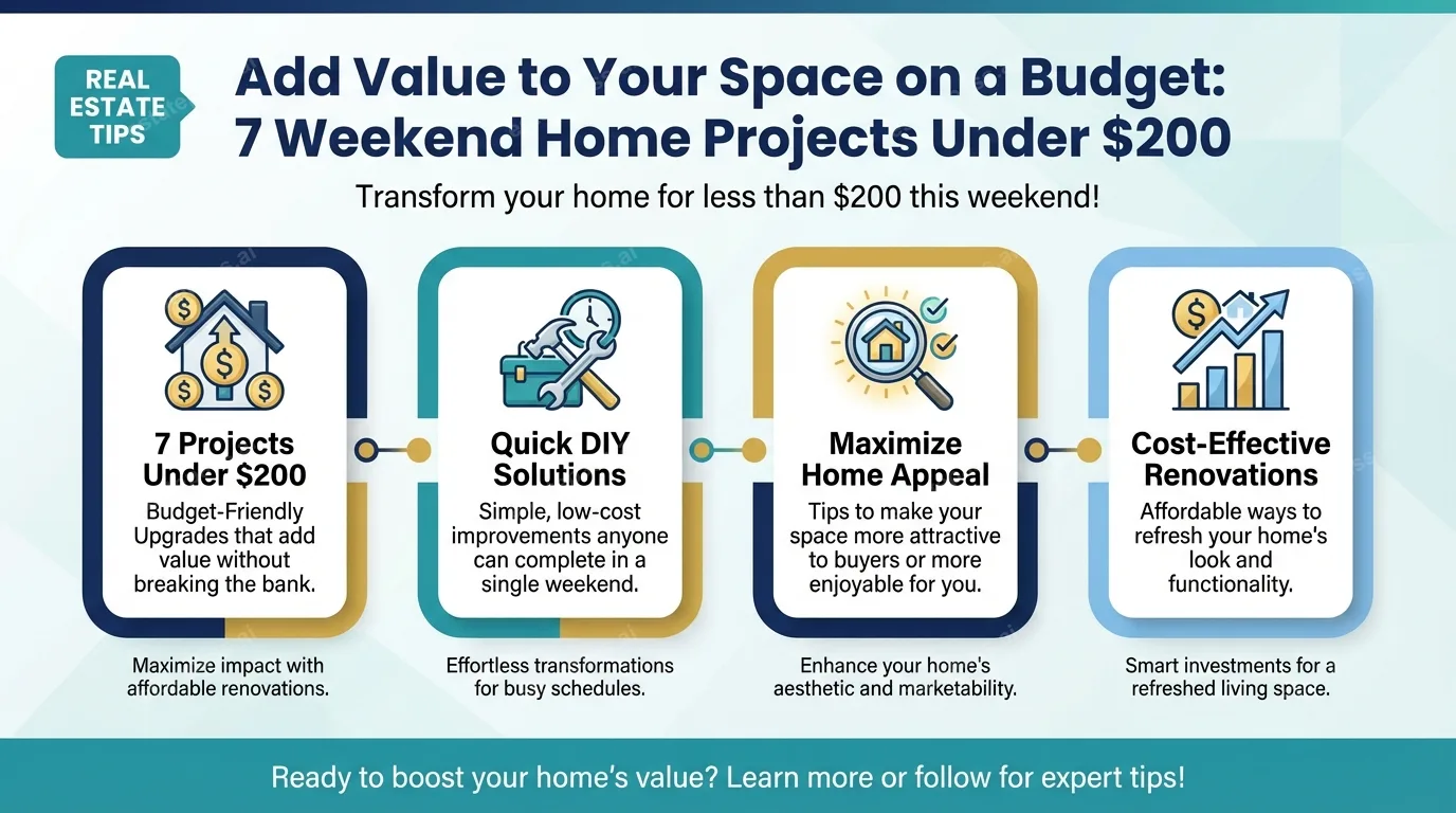 Add Value to Your Space on a Budget: 7 Weekend Home Projects Under $200