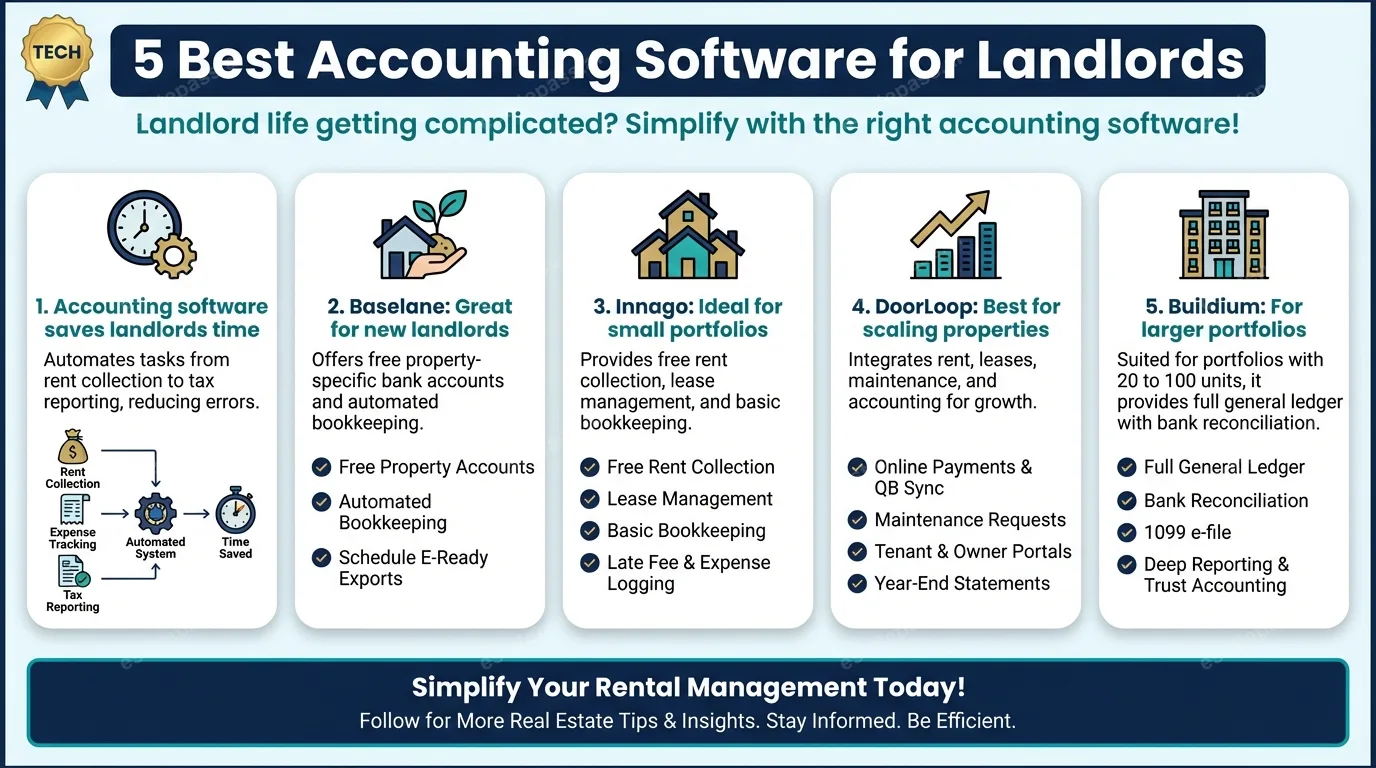 5 Best Accounting Software for Landlords