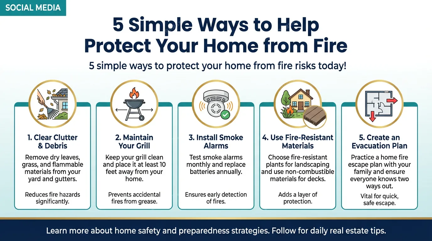 5 Simple Ways to Help Protect Your Home from Fire