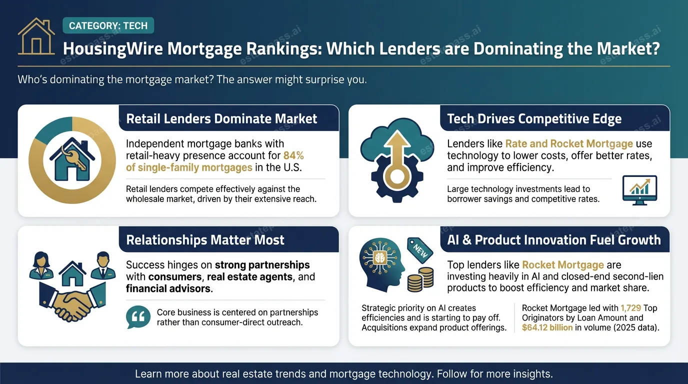 HousingWire Mortgage Rankings: Which lenders are dominating the market?