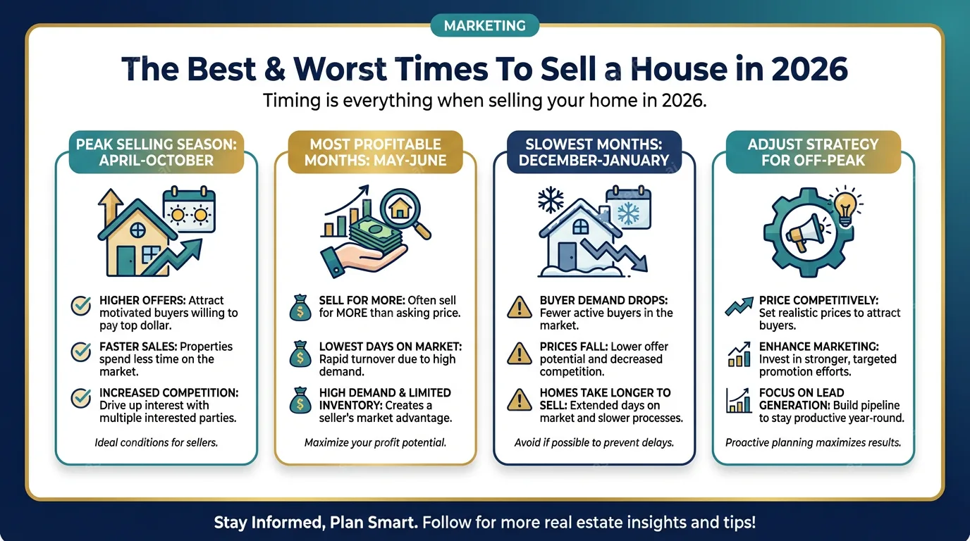 The Best & Worst Times To Sell a House in 2026