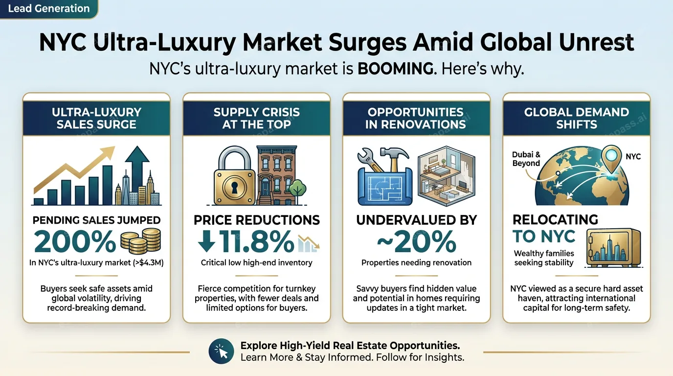 NYC ultra-luxury market surges amid global unrest