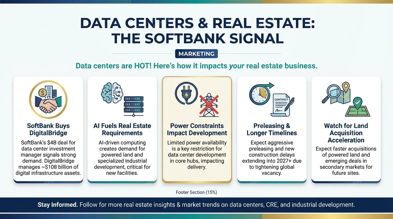 SoftBank Deal Signals Continued Data Center Real Estate Demand