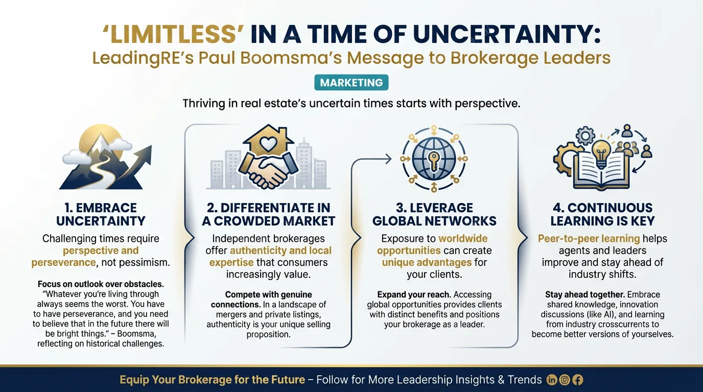 ‘Limitless’ in a time of uncertainty: LeadingRE’s Paul Boomsma’s message to brokerage leaders