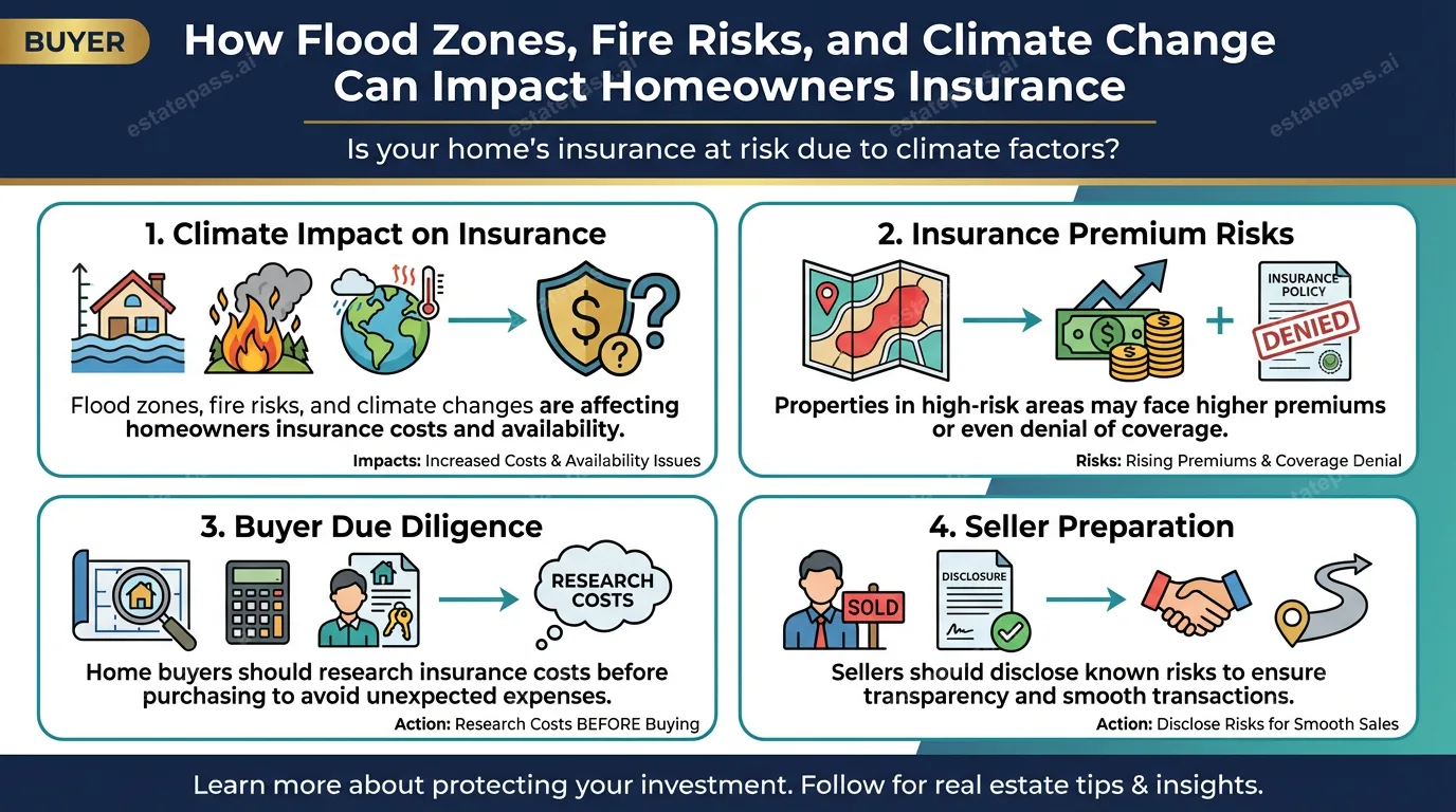 How Flood Zones, Fire Risks, and Climate Change Can Impact Homeowners Insurance