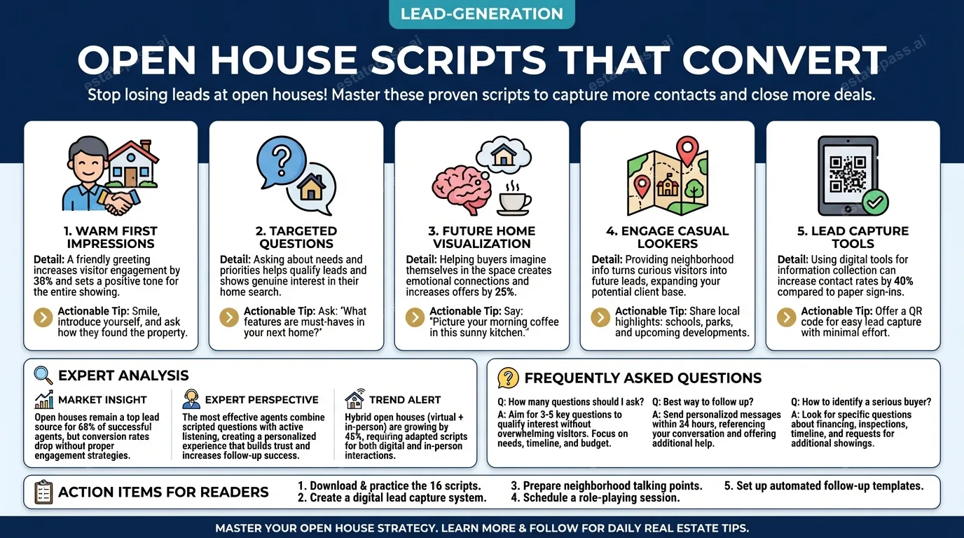 16 Open House Scripts & Tools That Actually Get Phone Numbers