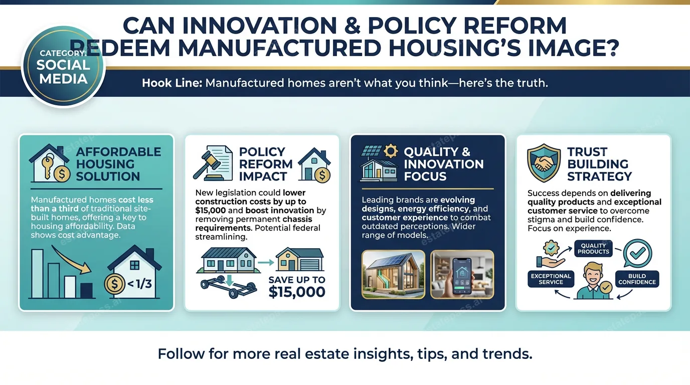 Can innovation, policy reform redeem manufactured housing’s image?
