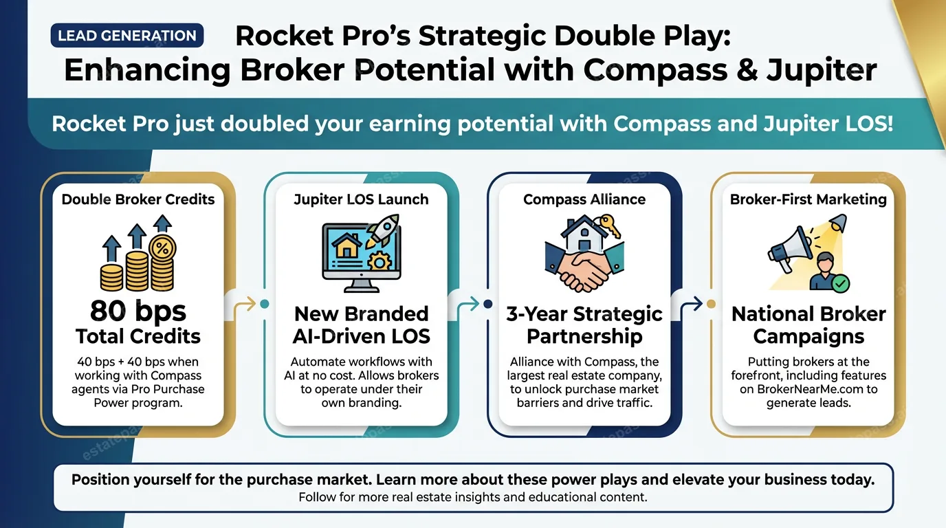Rocket Pro doubles broker credits with Compass deal, unveils ‘Jupiter’ LOS