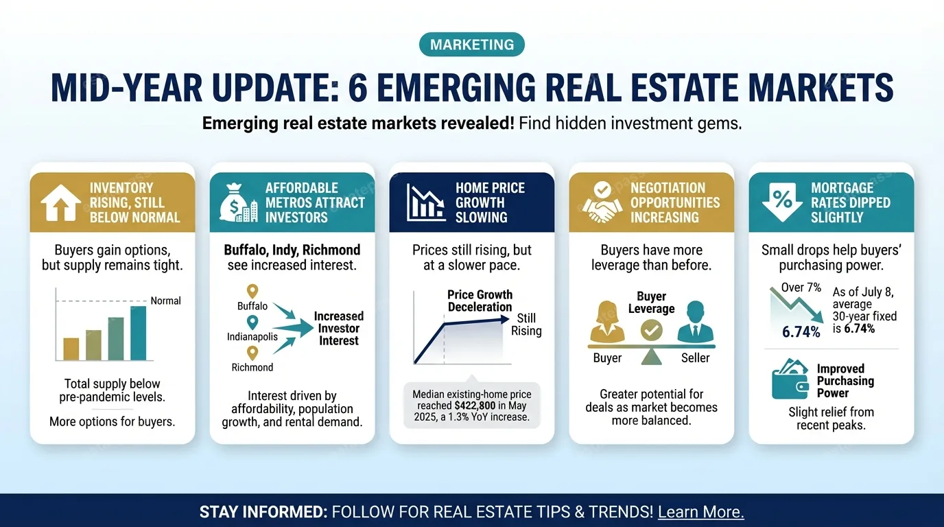 Mid-Year Update: 6 Emerging Real Estate Markets