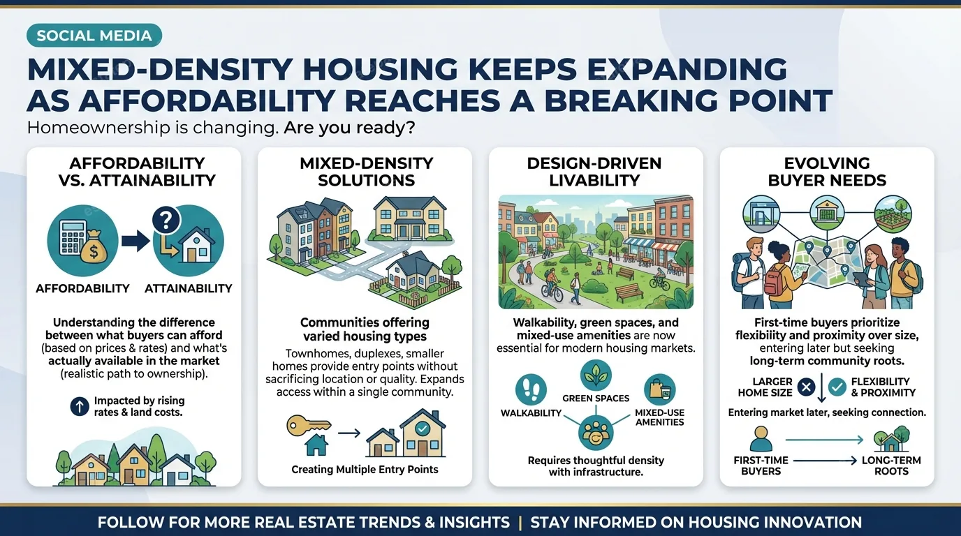 Mixed-density housing keeps expanding as affordability reaches a breaking point