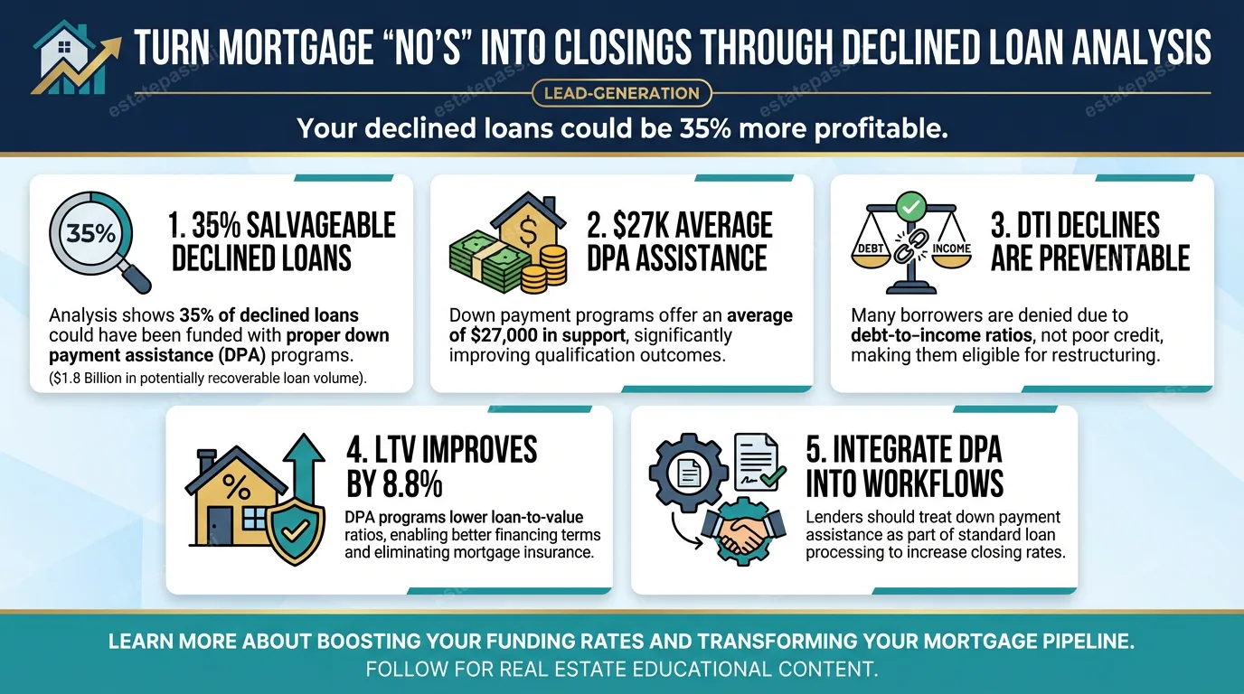 How declined loan analysis can turn more mortgage “no’s” into closings