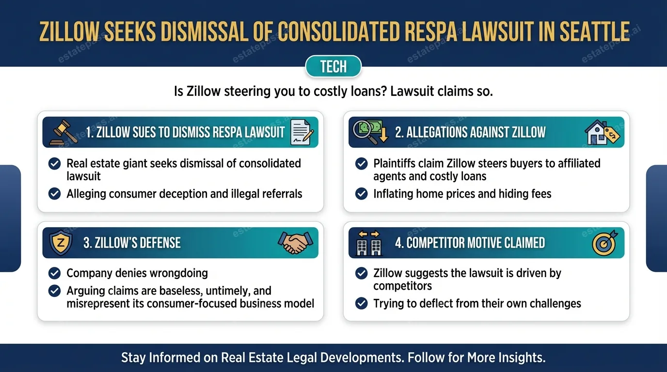 Zillow seeks dismissal of consolidated RESPA lawsuit in Seattle