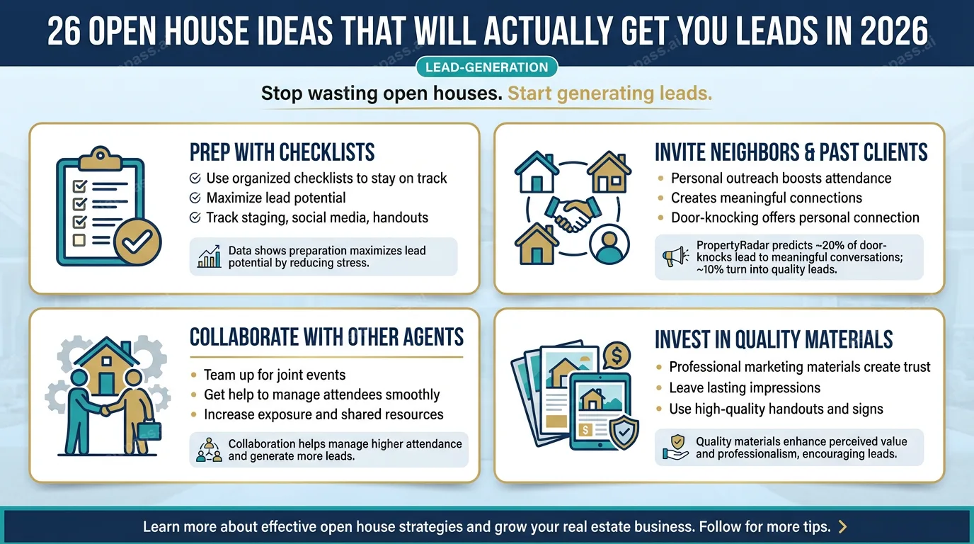 26 Open House Ideas That Will Actually Get You Leads in 2026