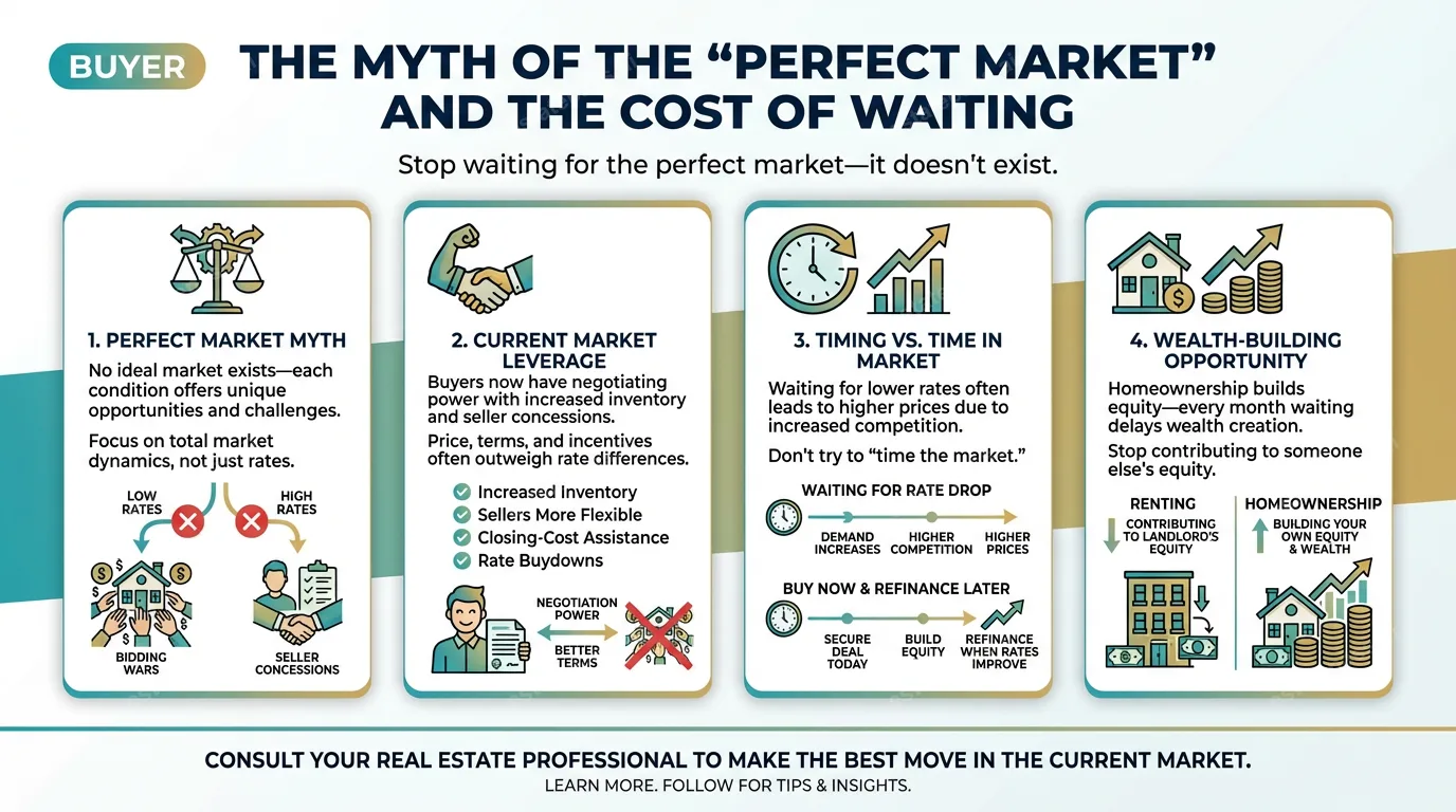 The myth of the “perfect market” and the cost of waiting