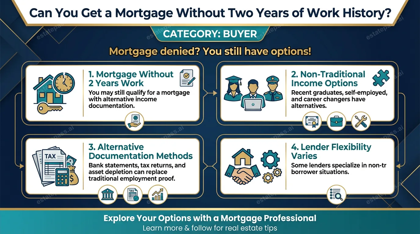 Can You Get a Mortgage Without Two Years of Work History?