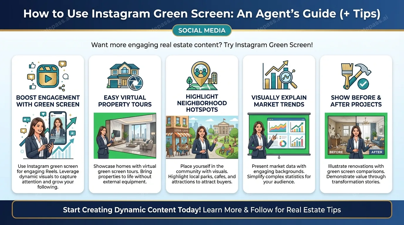 How to Use Instagram Green Screen: An Agent’s Guide (+ Tips)