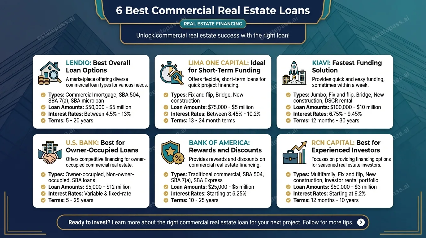 6 Best Commercial Real Estate Loans