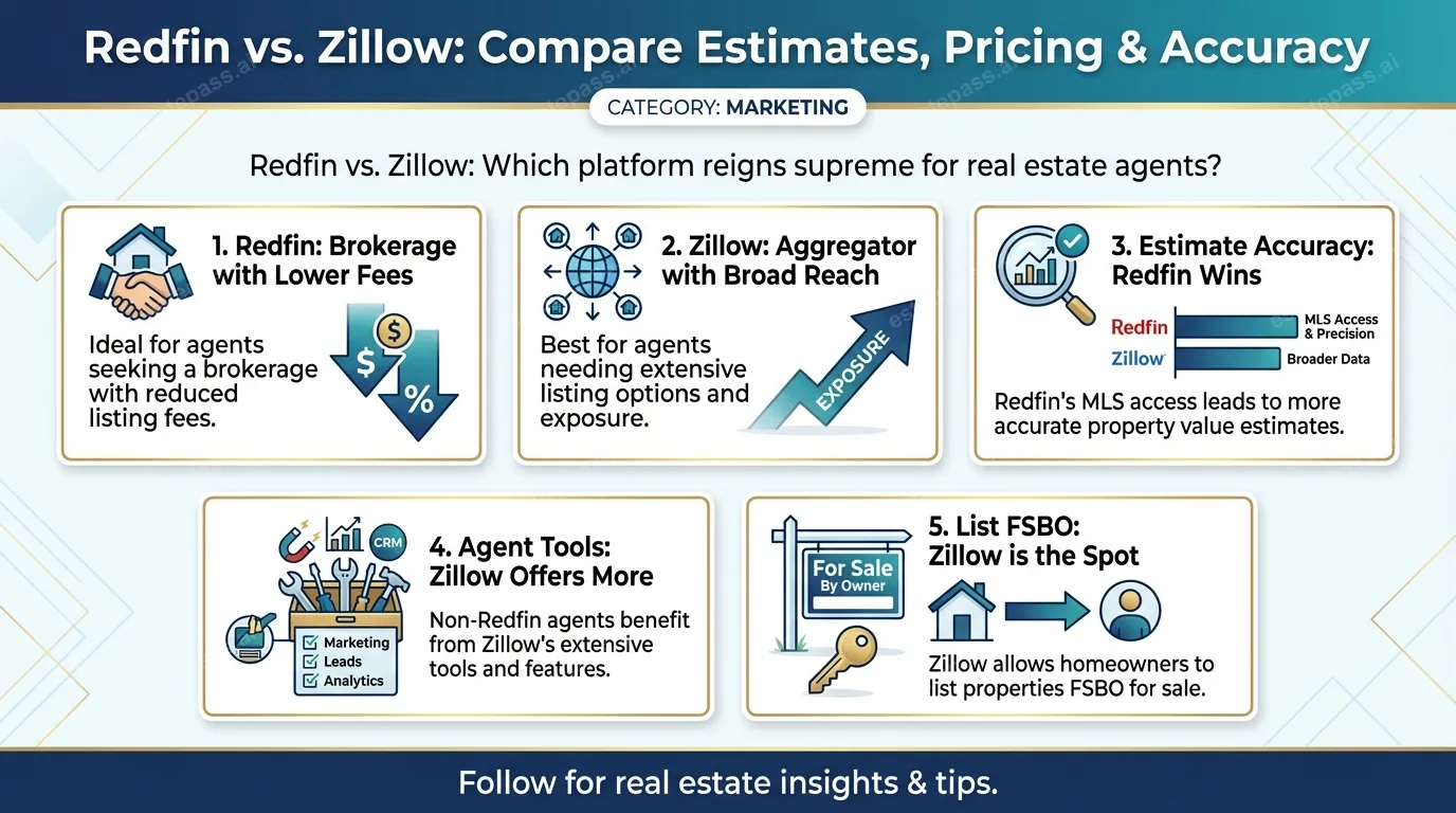 Redfin vs. Zillow: Compare Estimates, Pricing & Accuracy
